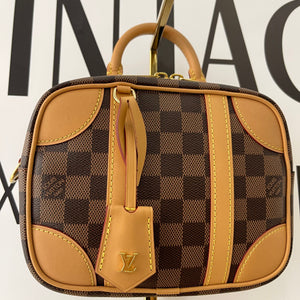 Borsa Valisette Souple BB Damier Ebène Louis Vuitton