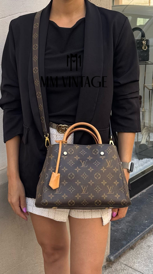 Borsa Montaigne PM Monogram Louis Vuitton