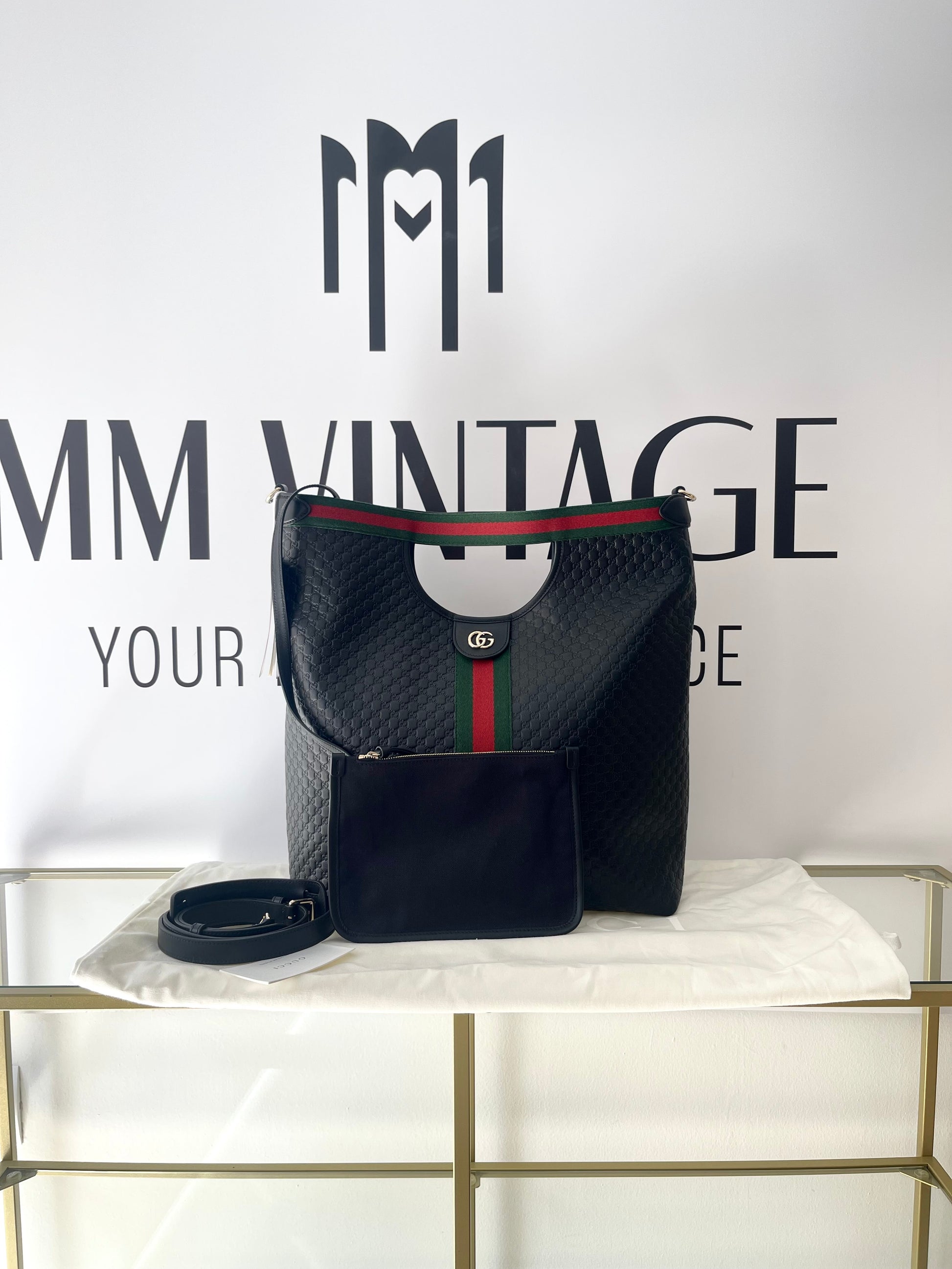 Borsa Shopping Giglio Microguccissima Gucci