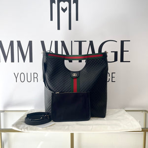 Borsa Shopping Giglio Microguccissima Gucci