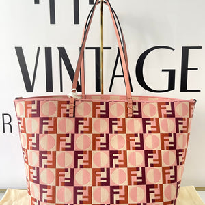 Borsa Shopping Roll Large reversibile Fendi