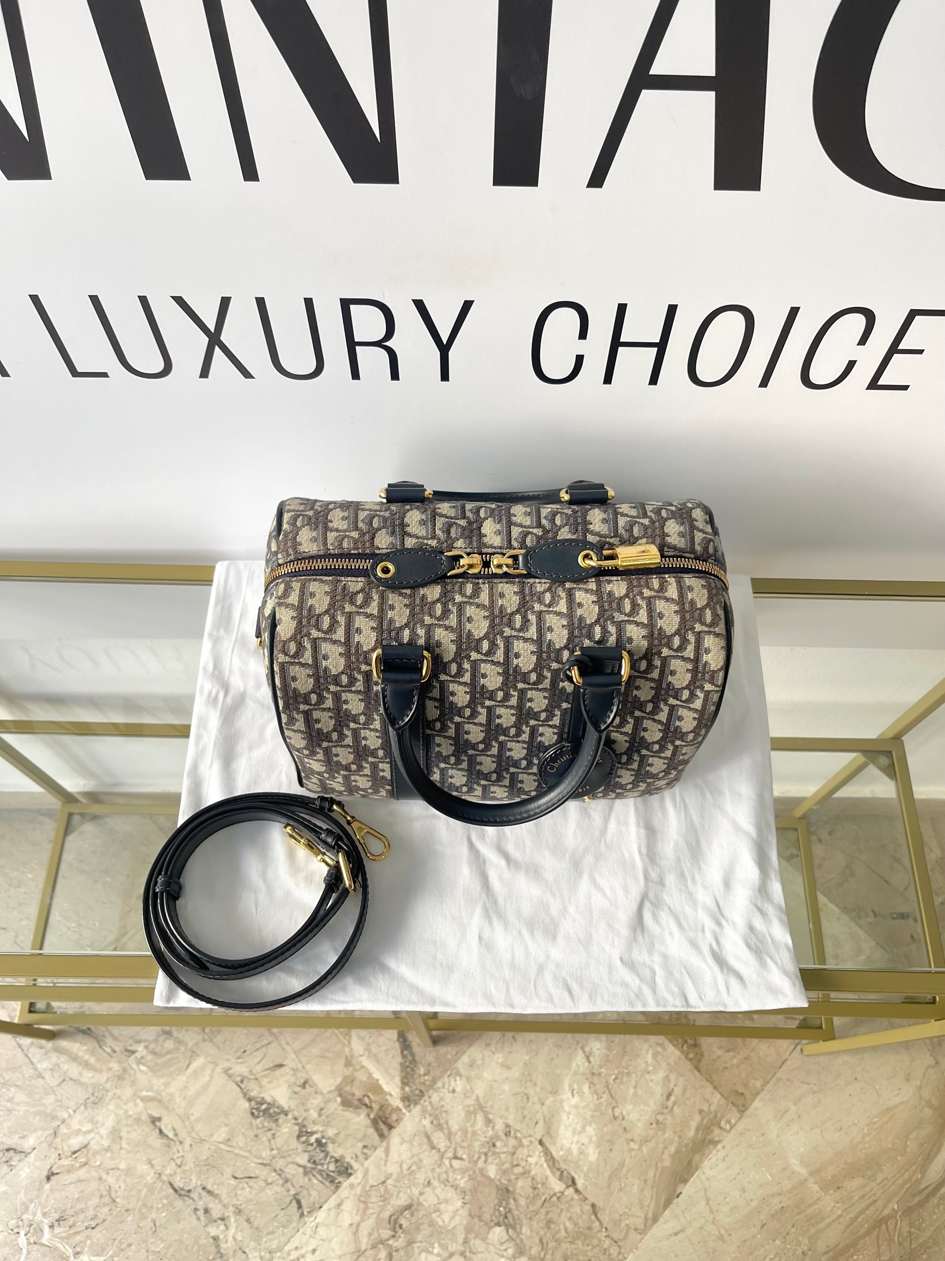 Borsa Dior Grove Jacquard Oblique Christian Dior