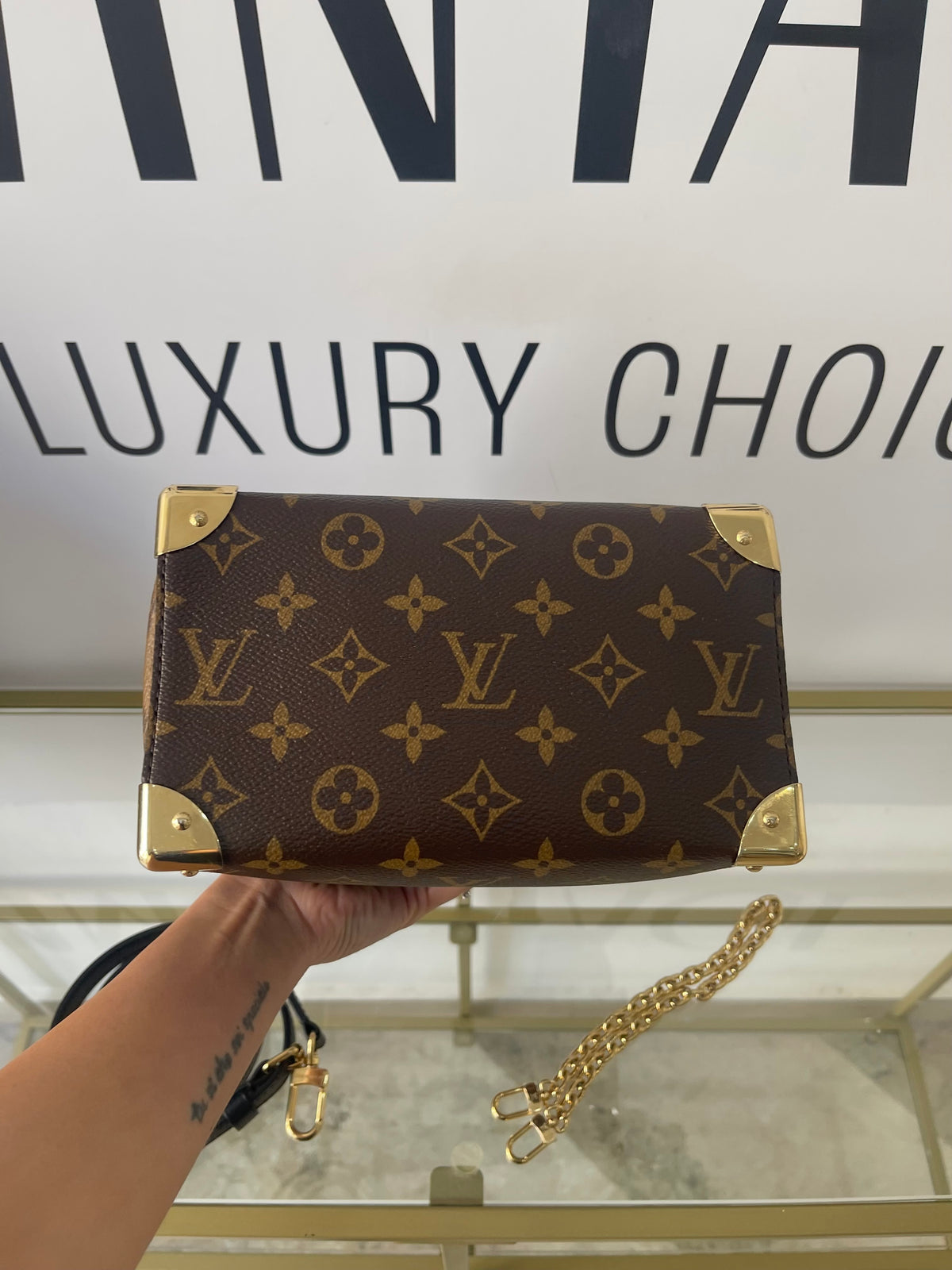 Borsa Speedy Trunk 20 Monogram Louis Vuitton