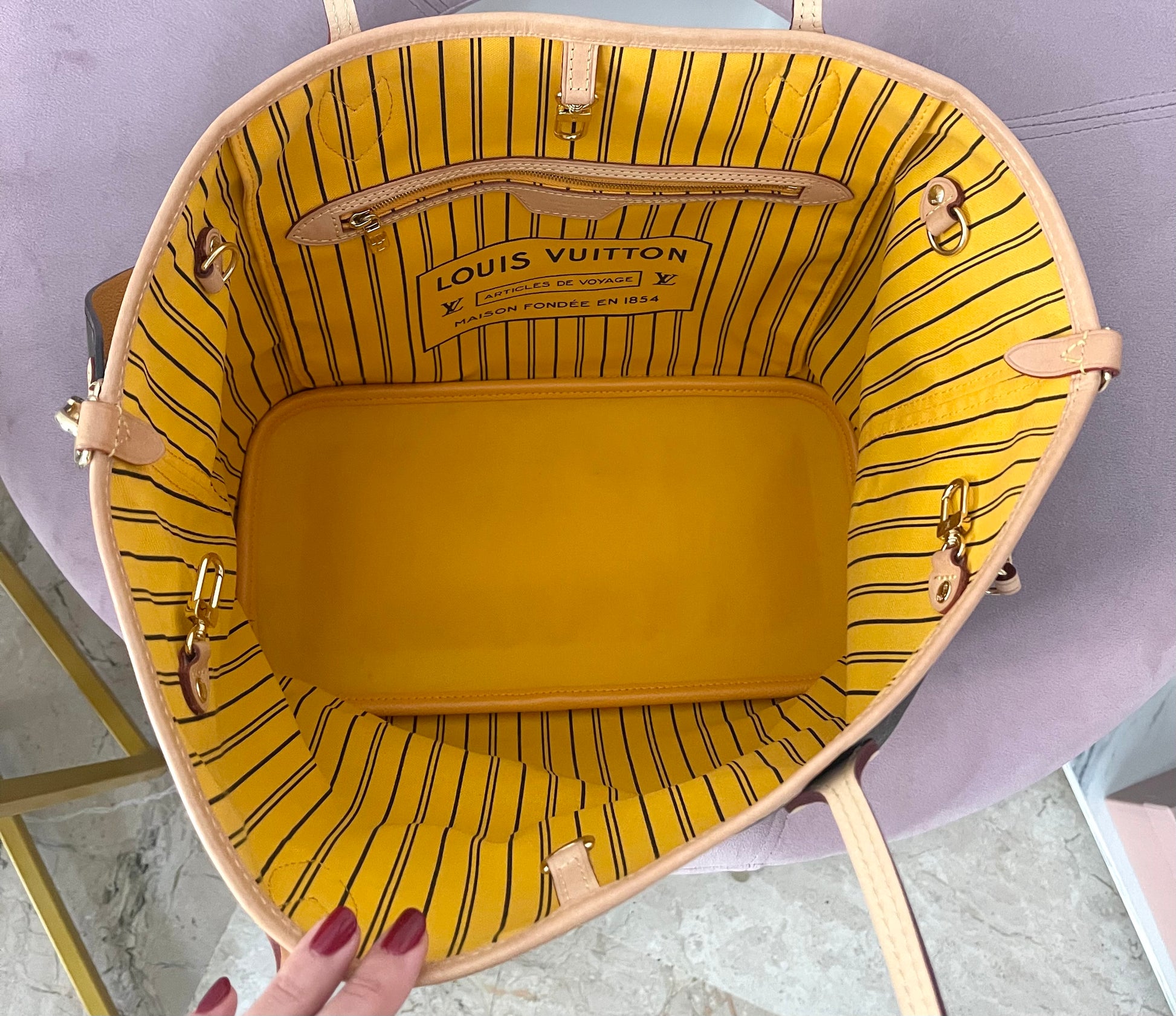 Borsa Neverfull Bandoulière Inside Out MM Reversibile Louis Vuitton