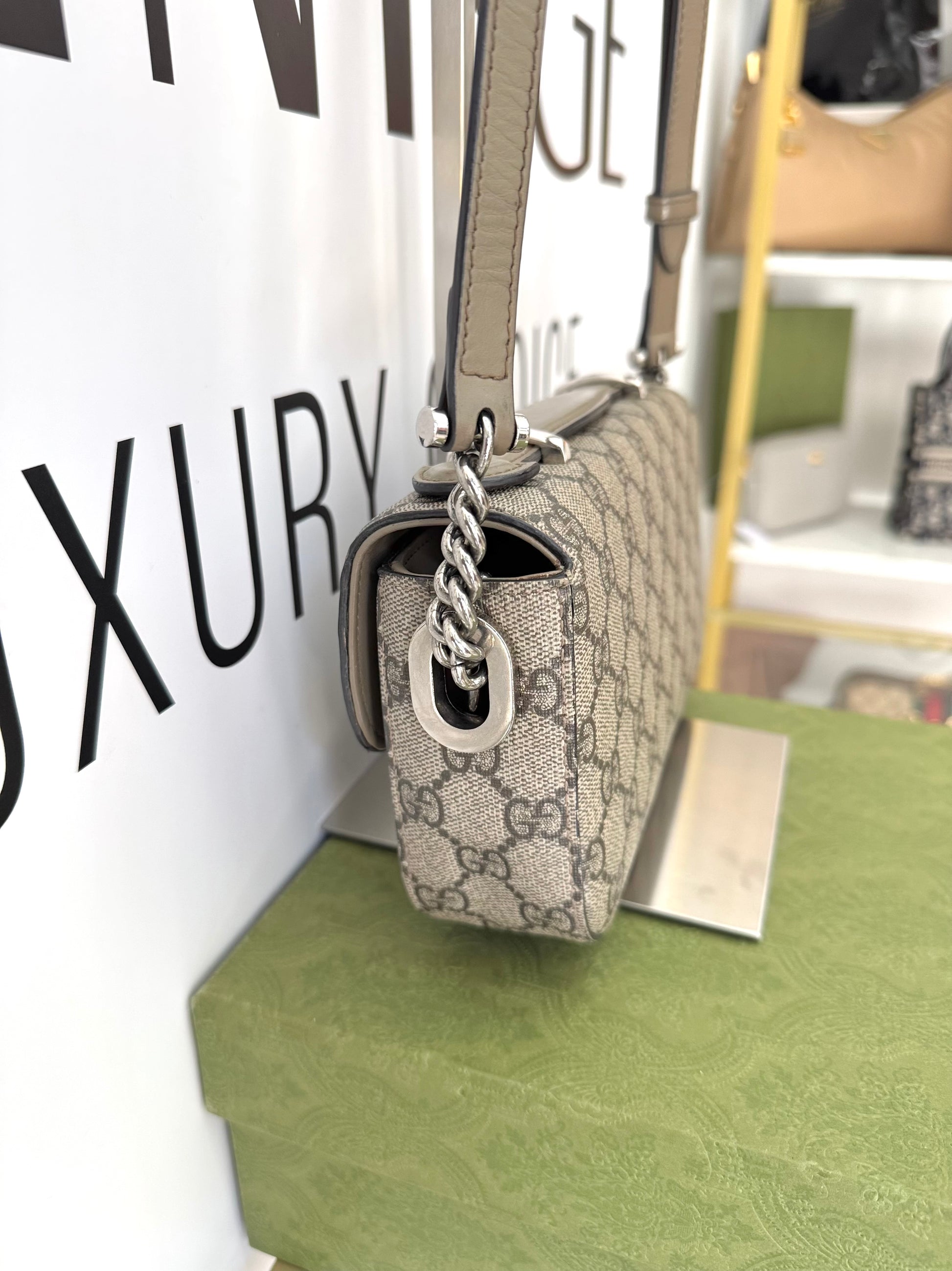 Borsa Petite GG Supreme Gucci