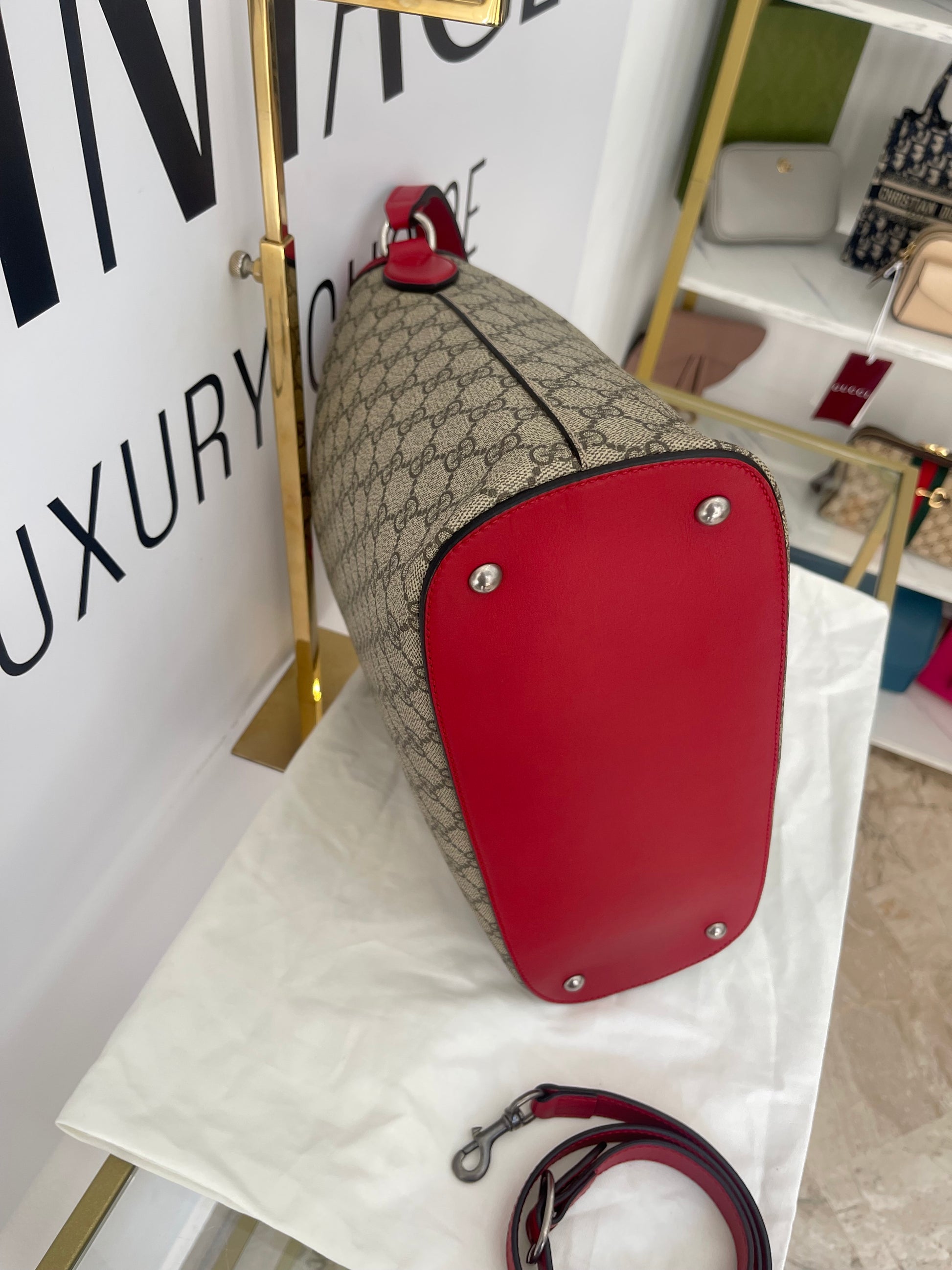 Borsa Hobo Linea A GG Supreme Gucci