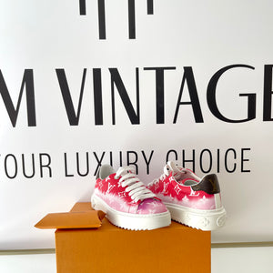 Sneaker Time Out Monogram red/pink Louis Vuitton