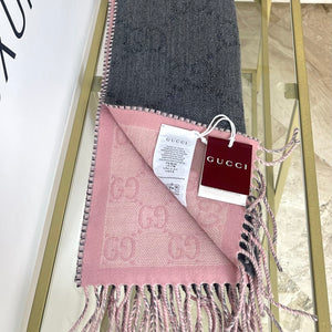 Sciarpa reversibile GG Gucci