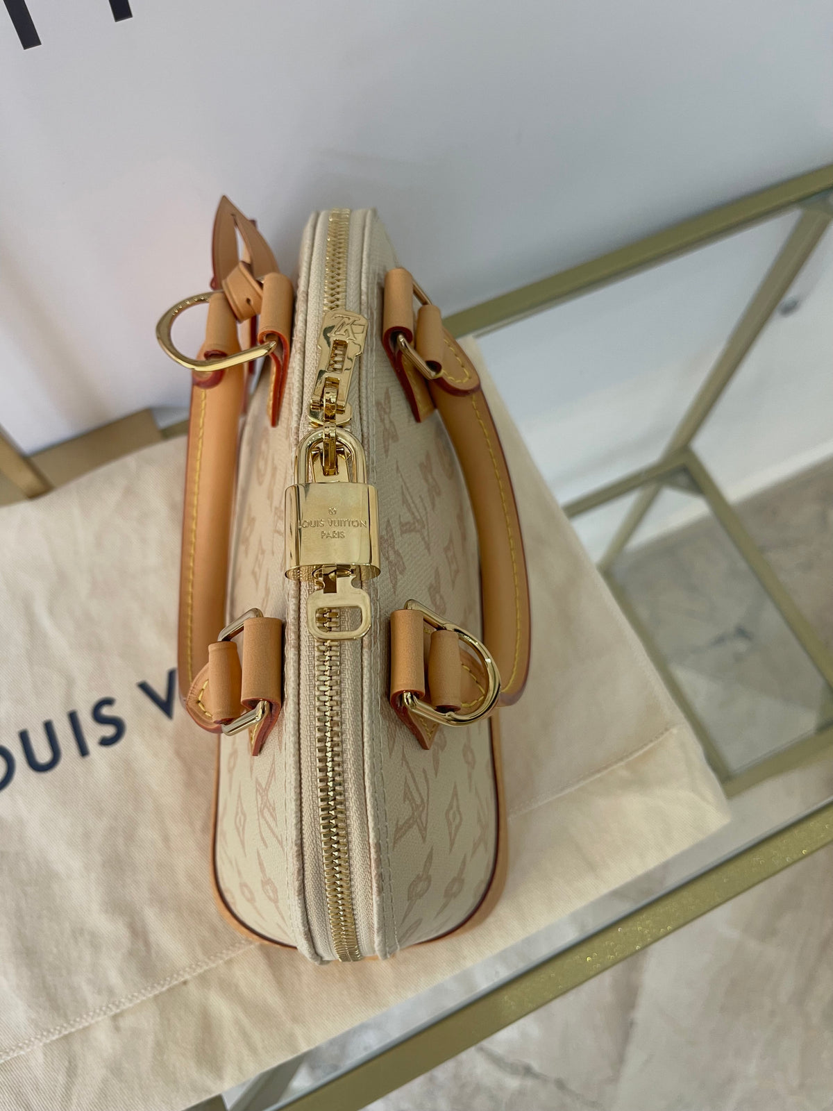 Borsa Alma BB Monogram Origine Lin Limited Edition Louis Vuitton