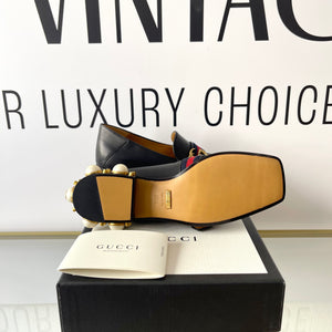 Mocassino GG con perle Gucci