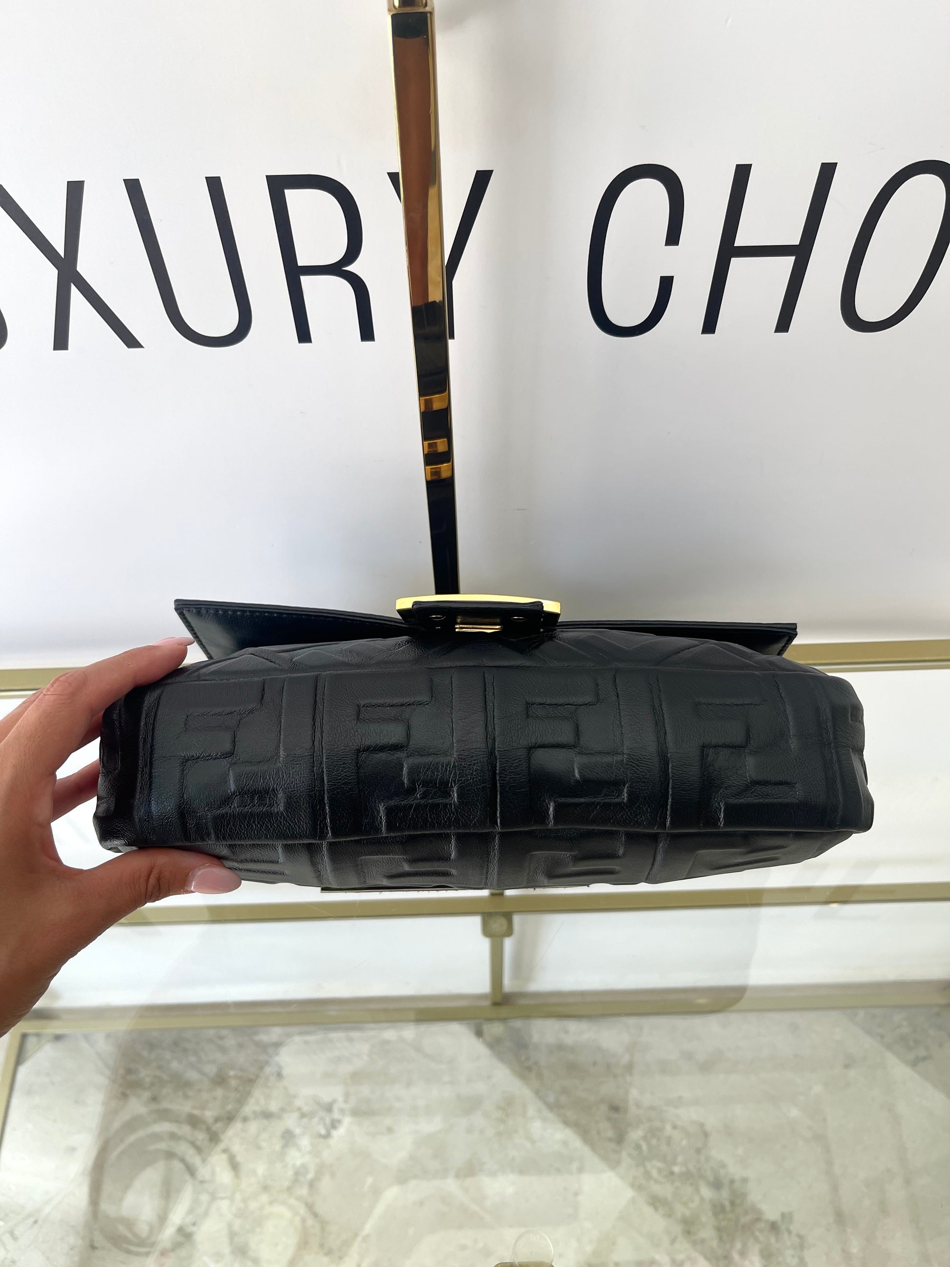 Borsa Baguette FF Fendi
