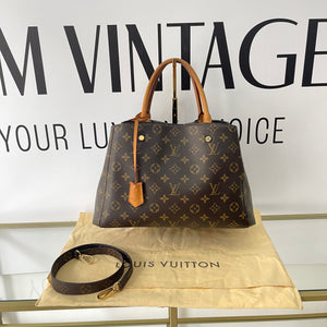 Borsa Montaigne MM Monogram Louis Vuitton