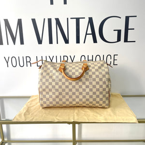 Borsa Speedy 35 Damier Azur Louis Vuitton