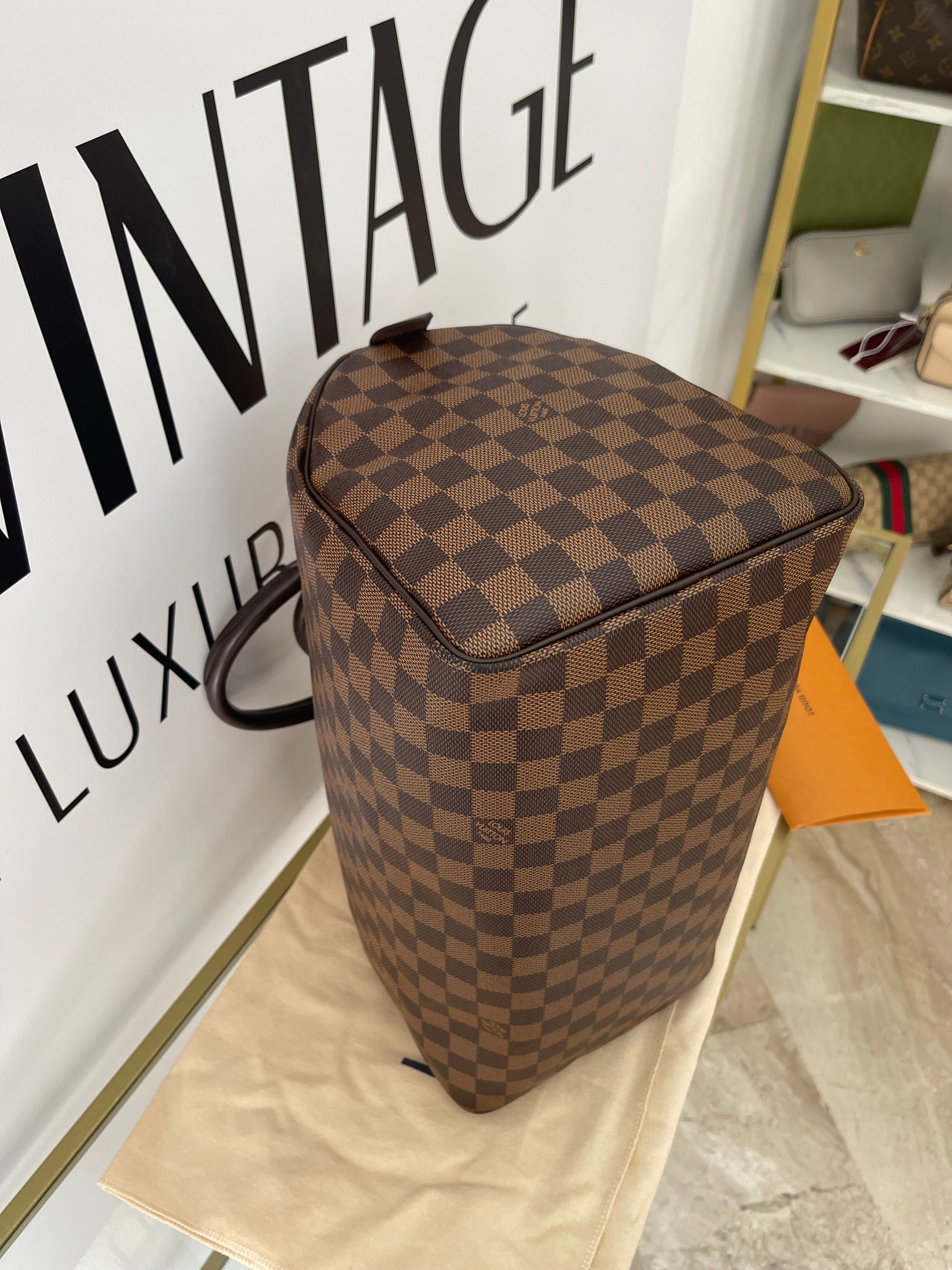 Borsa Speedy 35 Damier Ébène Louis Vuitton