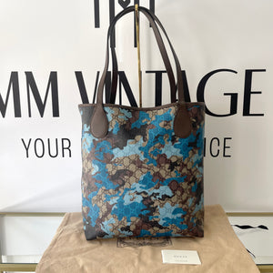 Borsa Shopping Camouflage GG Supreme Gucci