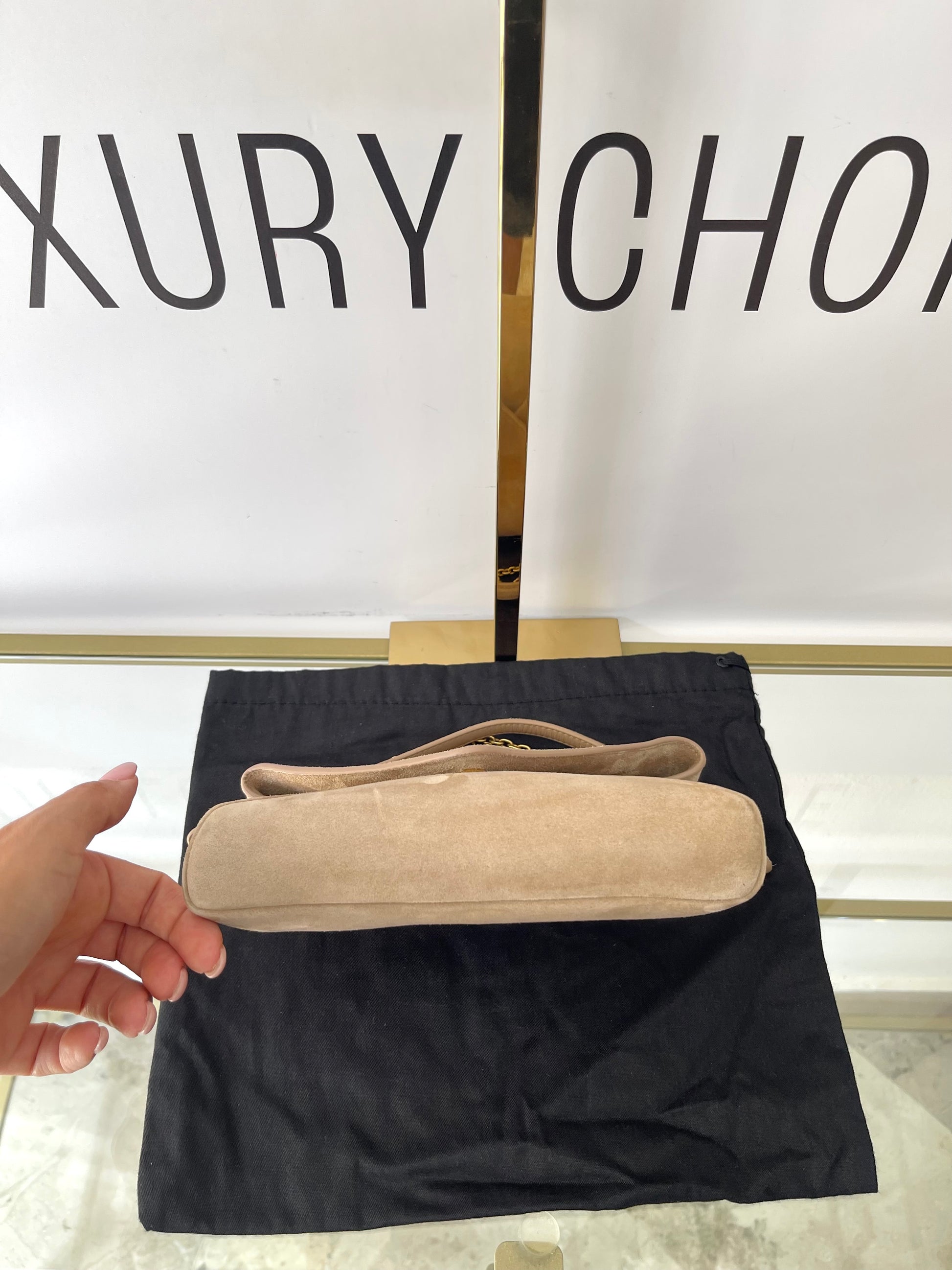 Pochette Cassandre in Suede Saint Laurent