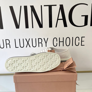 Sneakers con cristalli Miu Miu