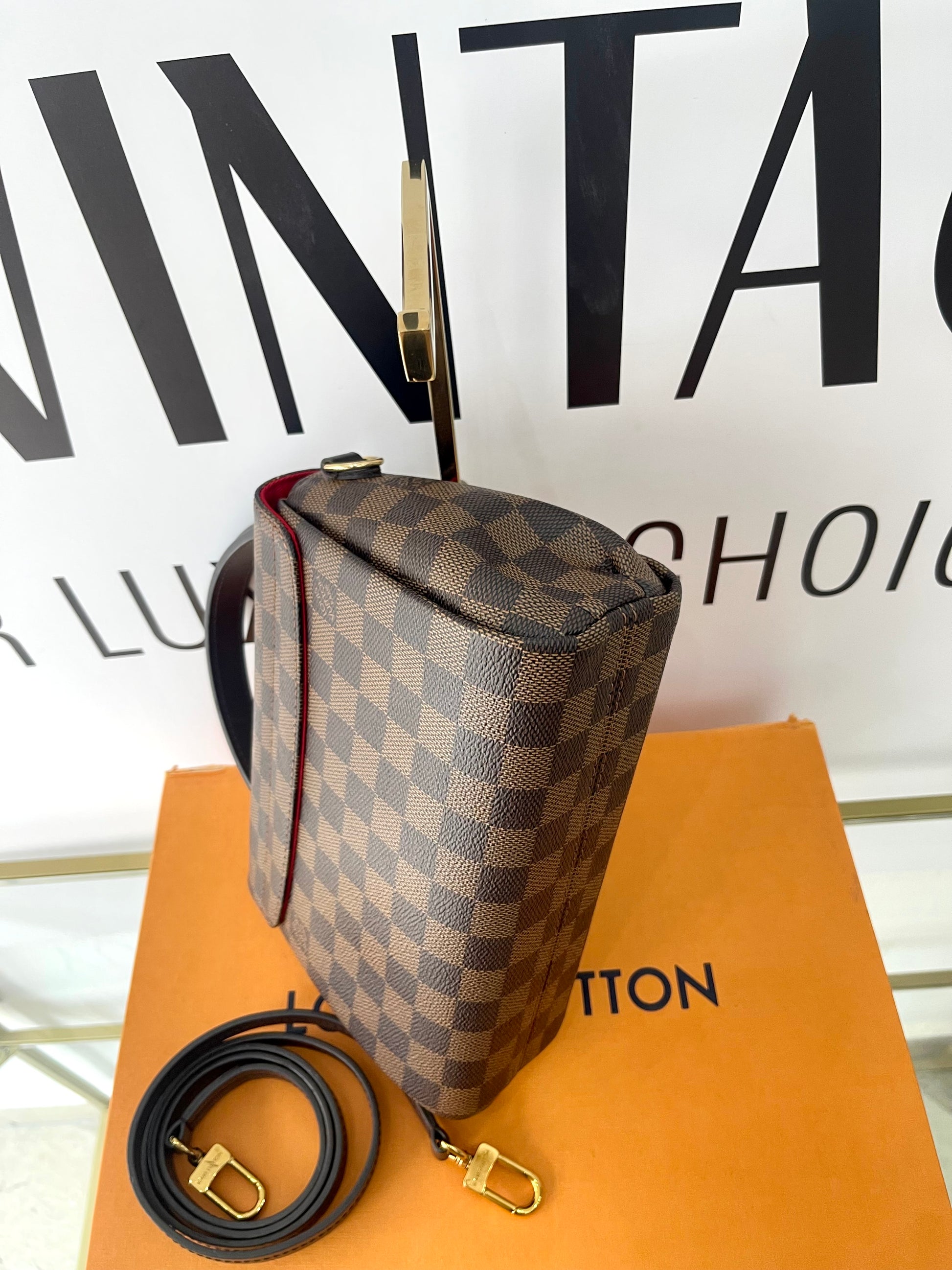 Borsa Croisette Damier Ebène Louis Vuitton
