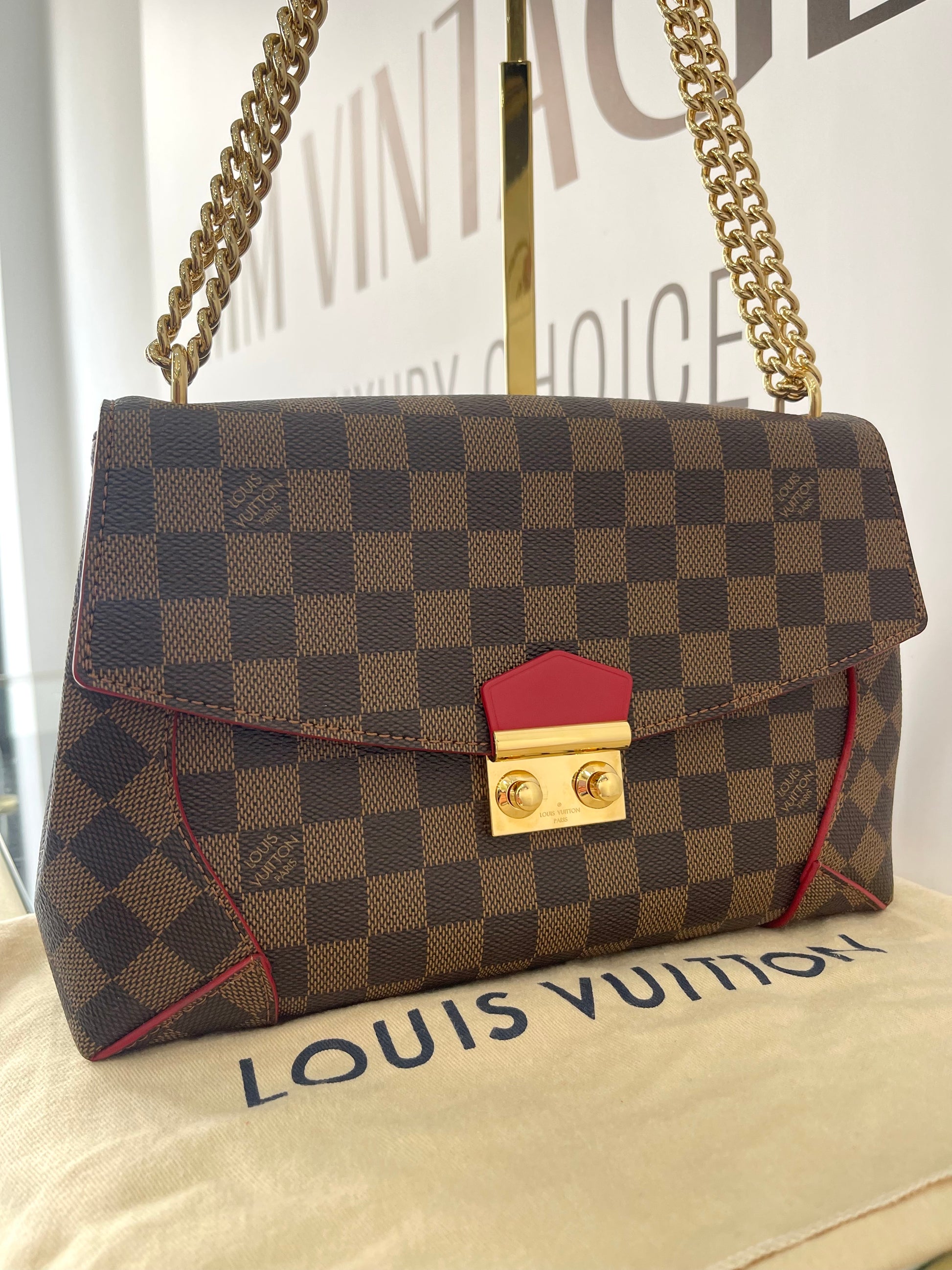 Borsa Caissa Damier Ebéne Louis Vuitton
