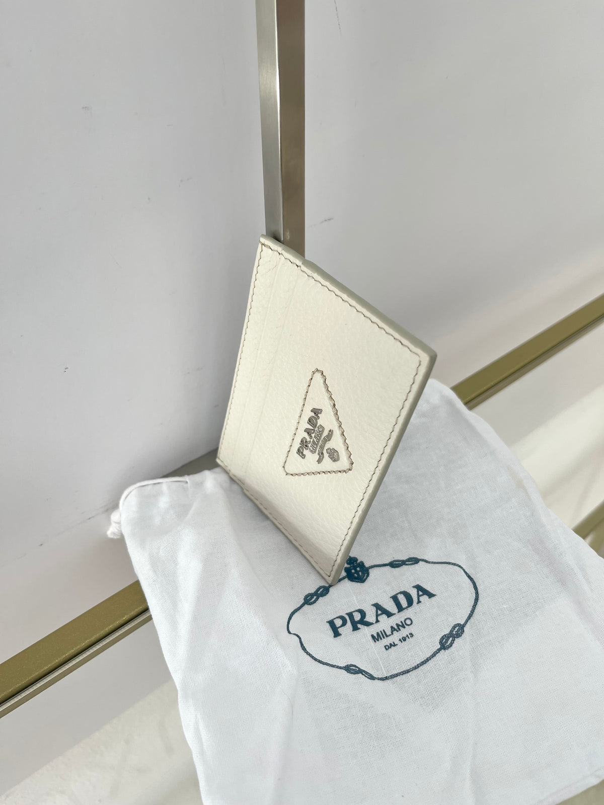 Portacarte in pelle Prada