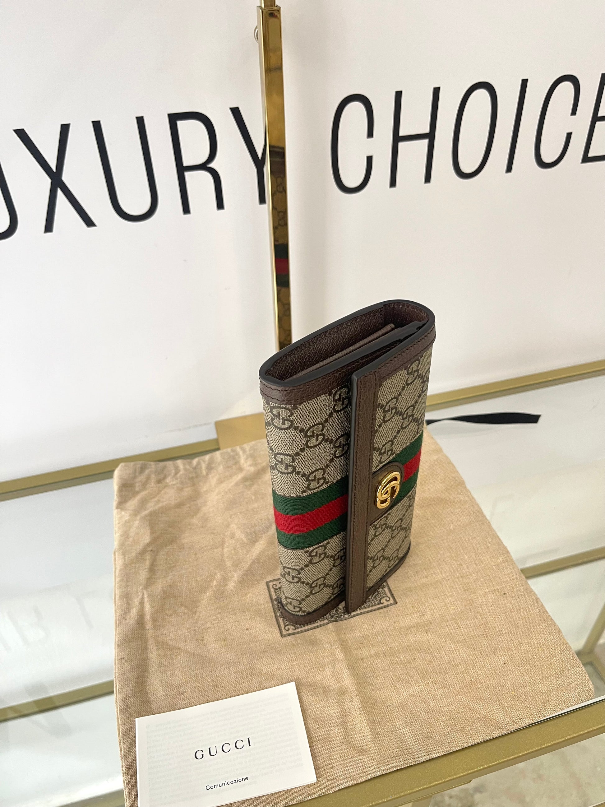 Portafoglio Continental Ophidia GG Gucci