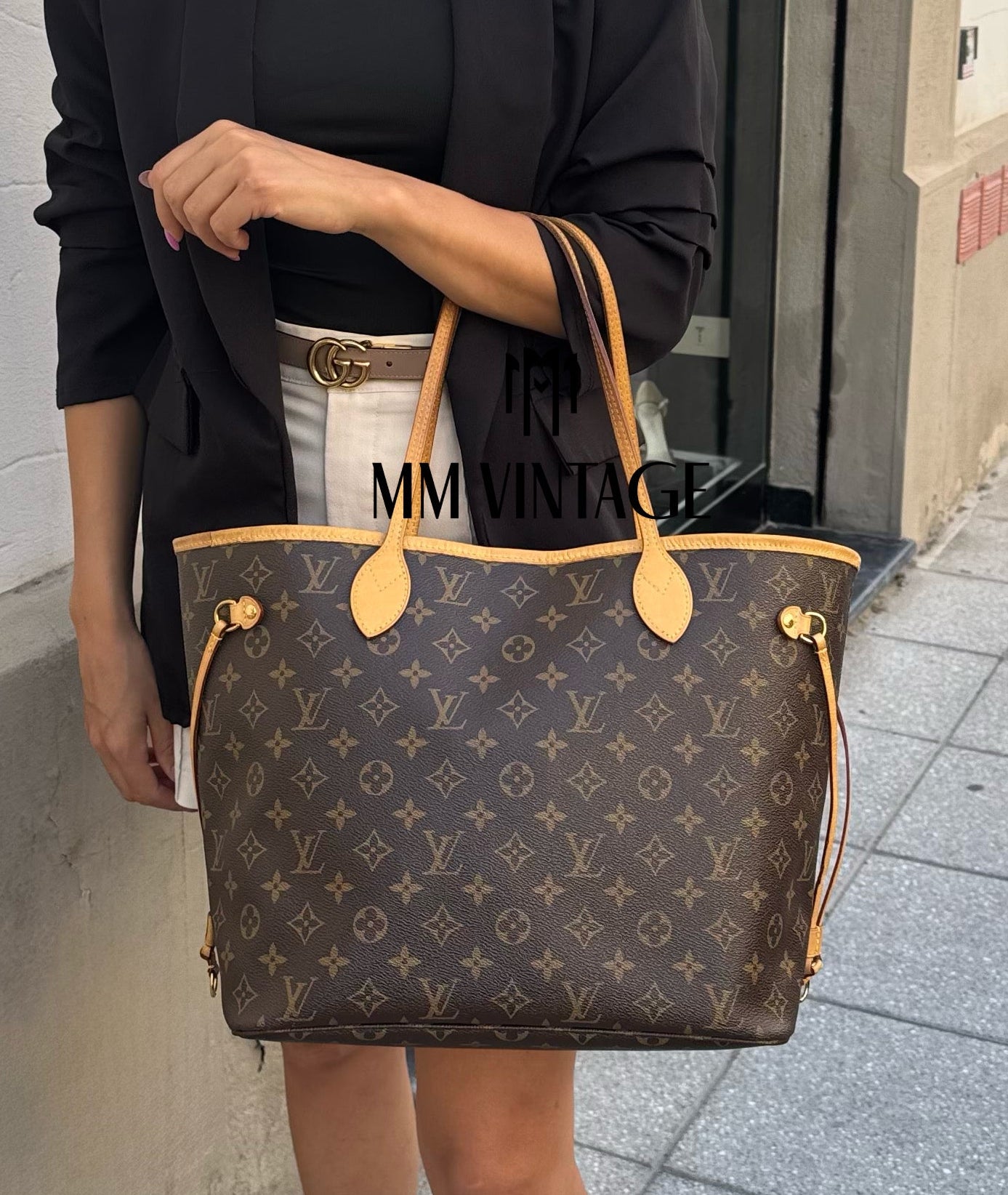 Borsa Neverfull MM Monogram Louis Vuitton