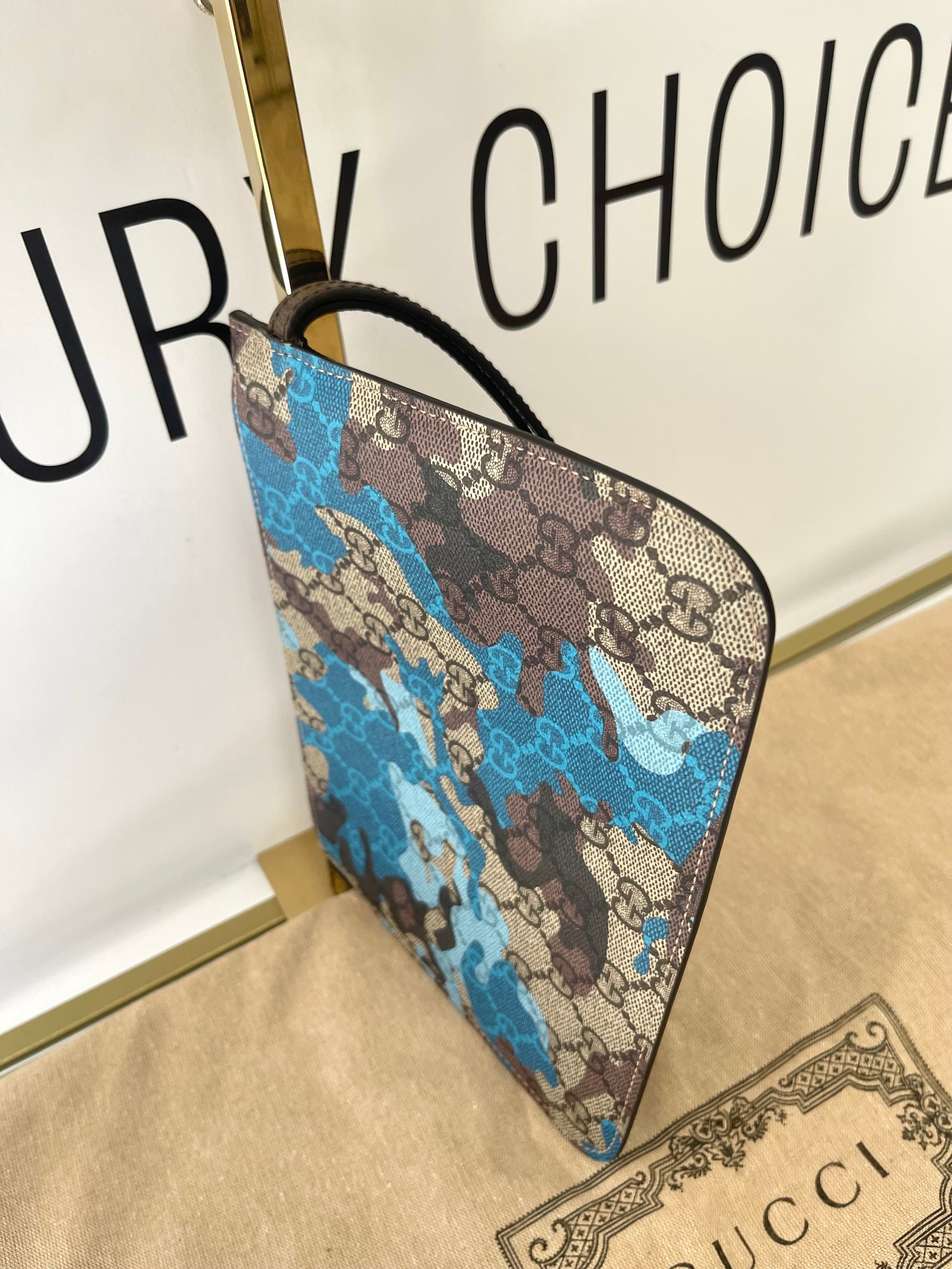 Borsa Shopping Camouflage GG Supreme Gucci
