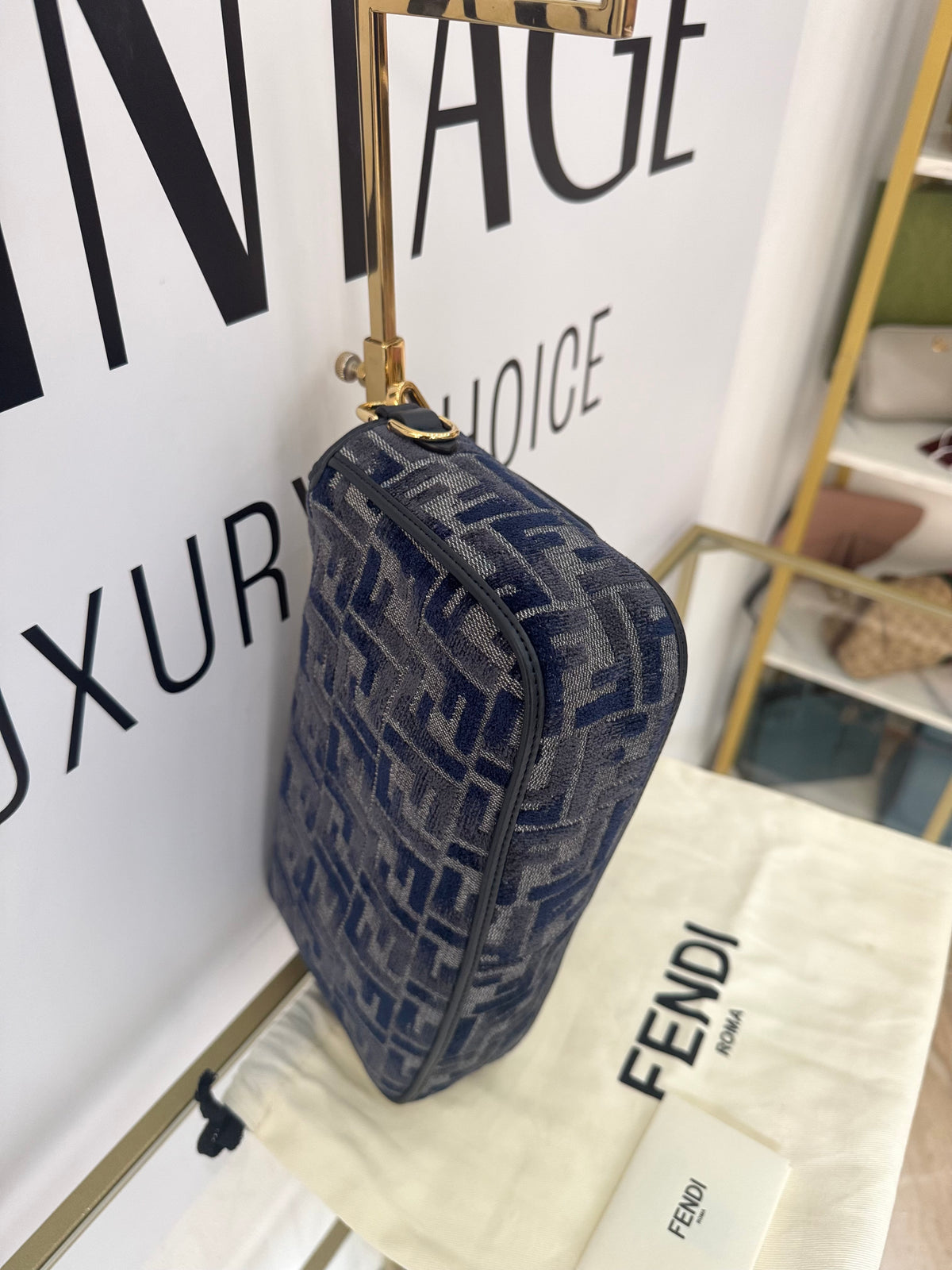 Borsa Baguette FF Fendi