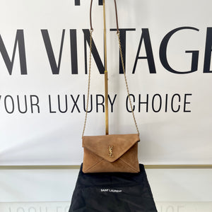 Pochette Cassandre in Suede Saint Laurent