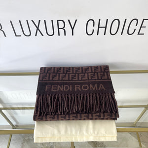Sciarpa con motivo FF Jacquard Fendi
