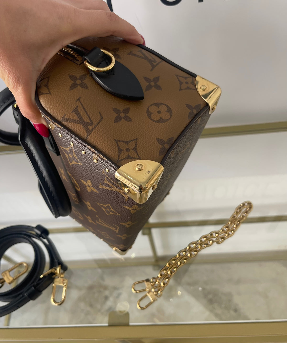 Borsa Speedy Trunk 20 Monogram Louis Vuitton