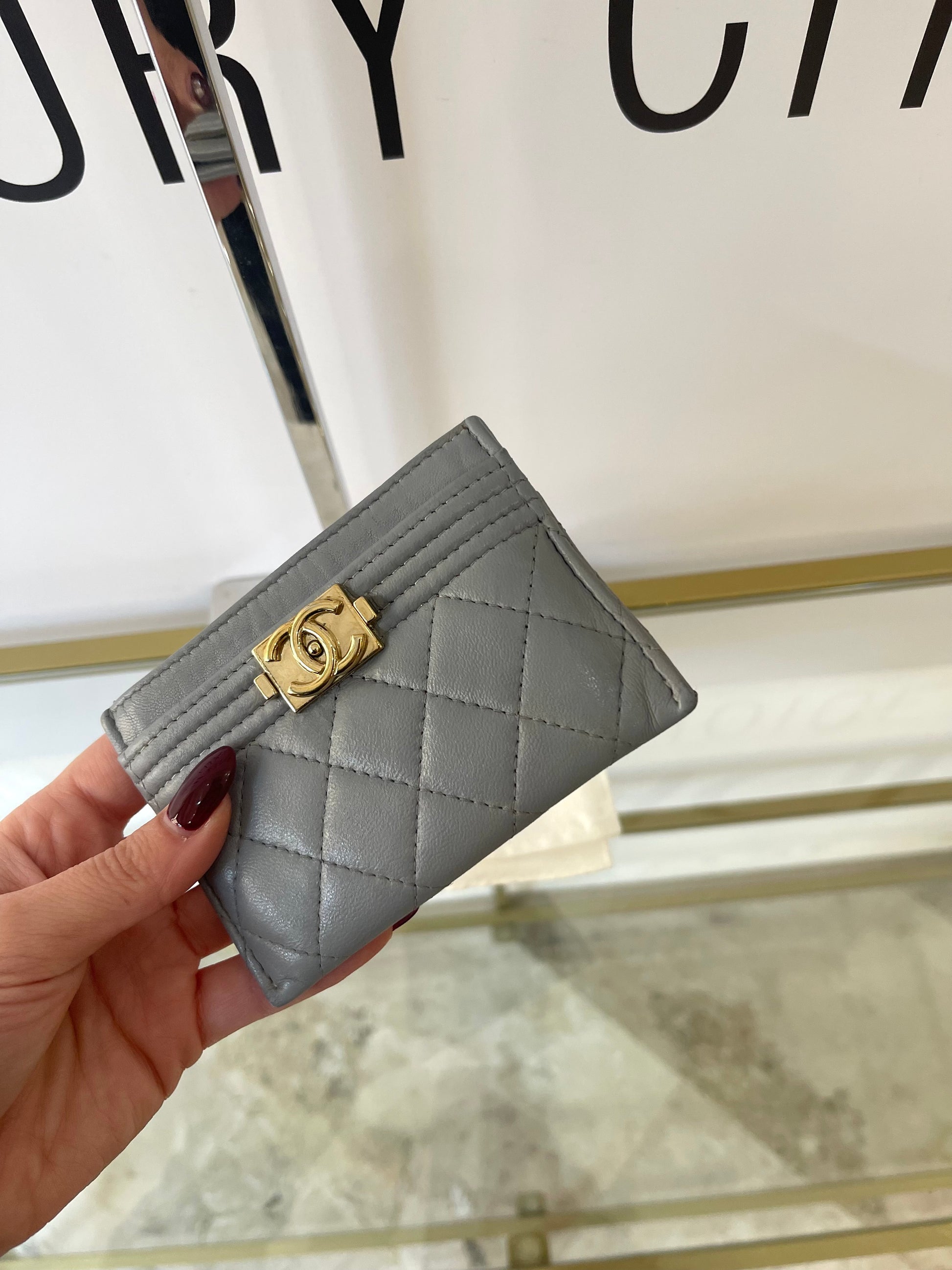 Portacarte Chanel Boy