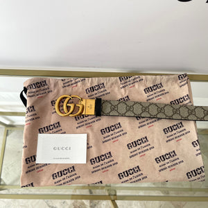 Cintura Reversibile GG Marmont Supreme 3 cm Gucci