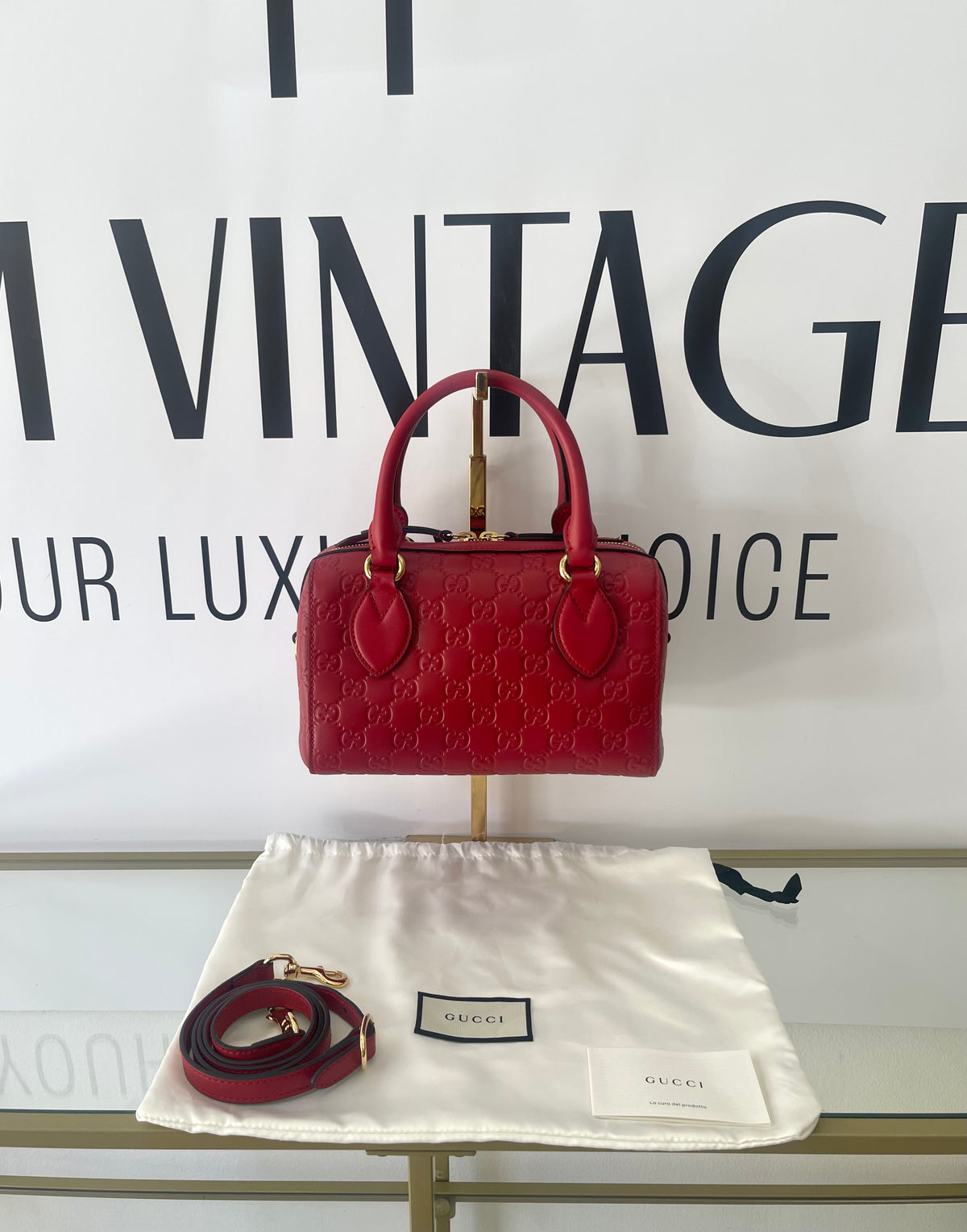 Bauletto Boston Guccissima Gucci