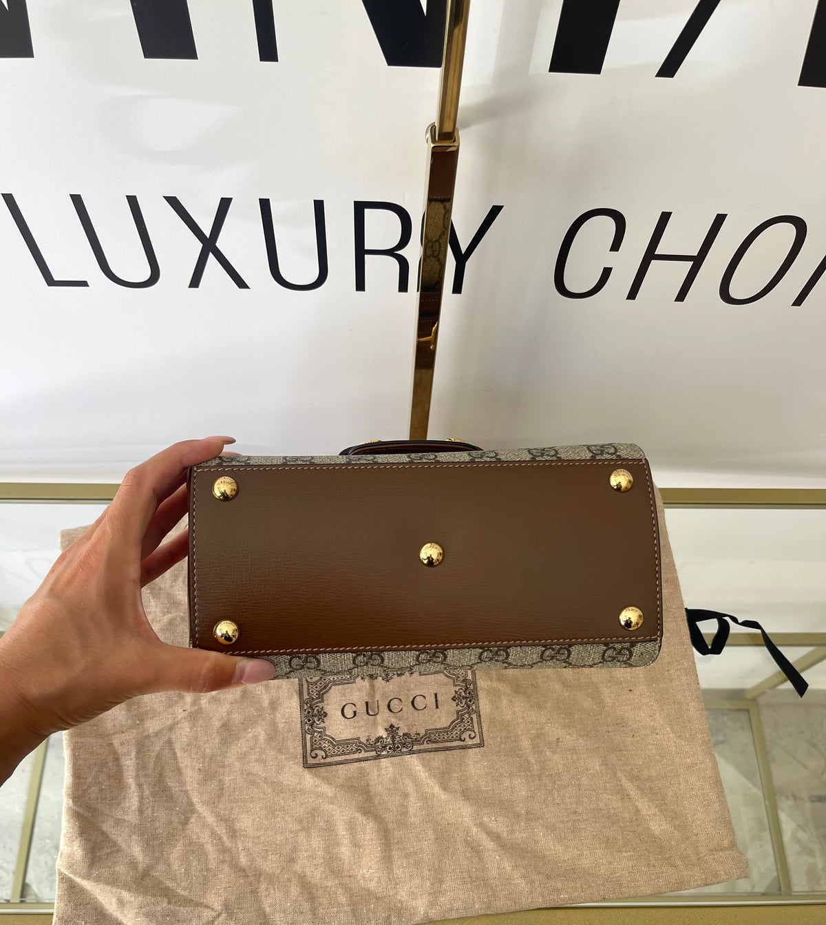 Borsa Horsebit 1955 GG Supreme Gucci