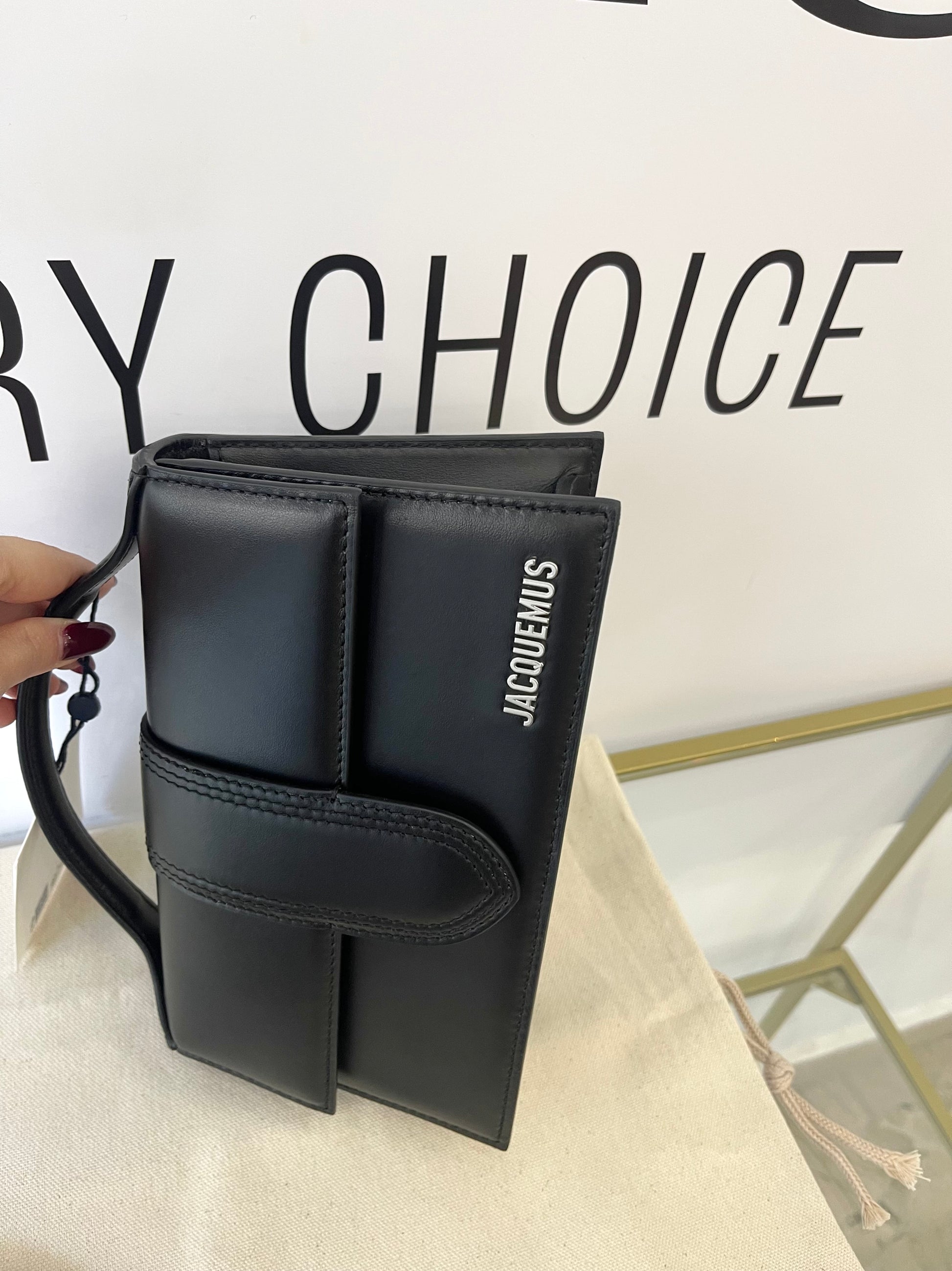 Borsa Le Grand Bambino black hw argento Jacquemus