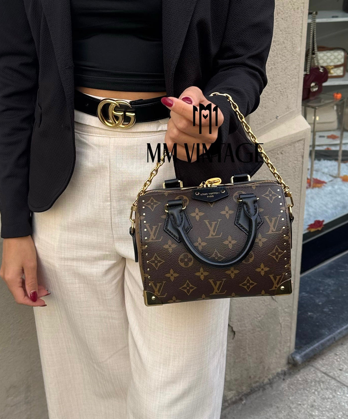 Borsa Speedy Trunk 20 Monogram Louis Vuitton