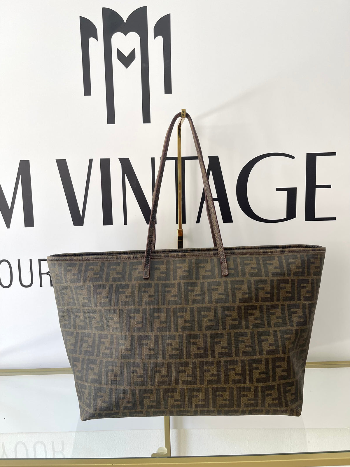 Borsa Shopping Roll FF Zucca Fendi