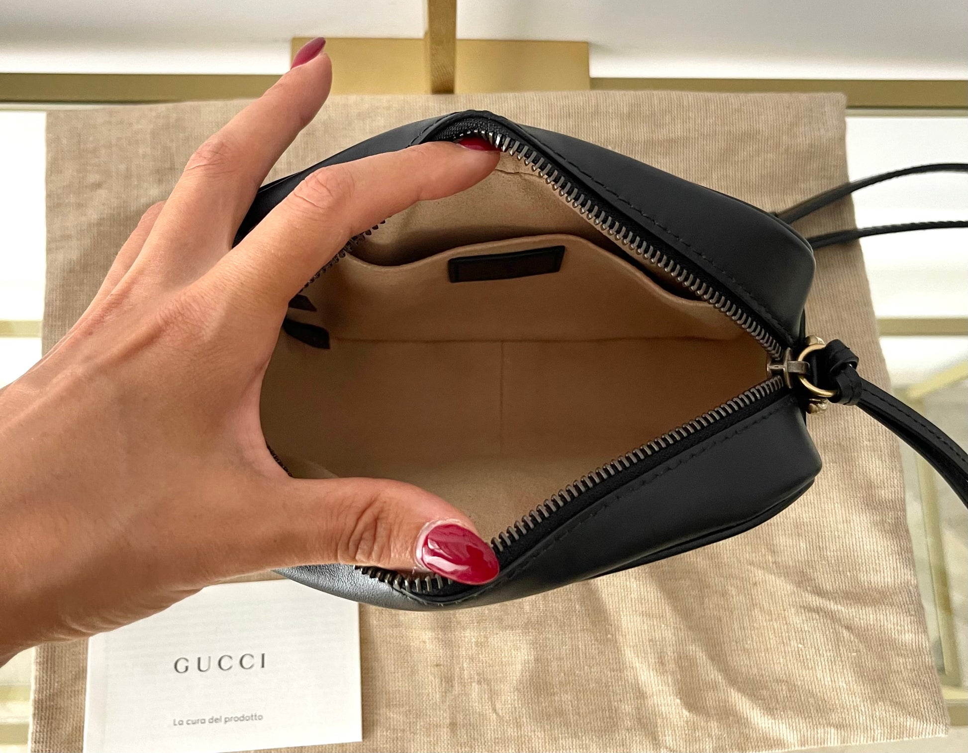 Borsa Mini Camera Bag GG Marmont Gucci