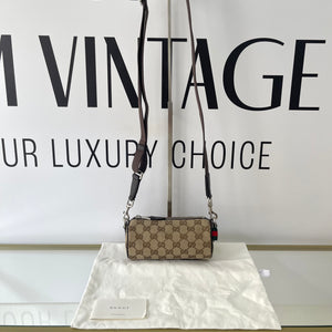 Borsa tracolla Cilindrica Mini GG Gucci