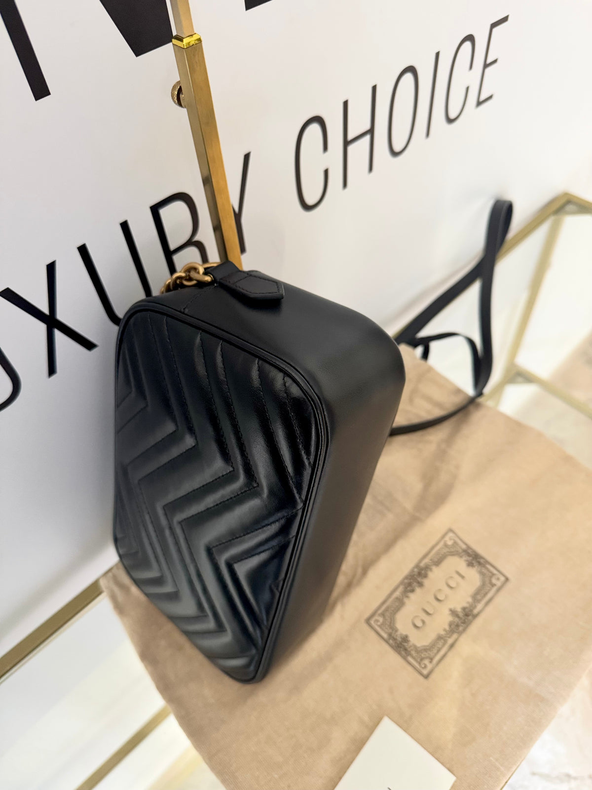 Borsa Camera Bag GG Marmont Matelassé Gucci