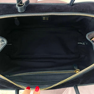 Borsa Beau in velluto a coste Miu Miu