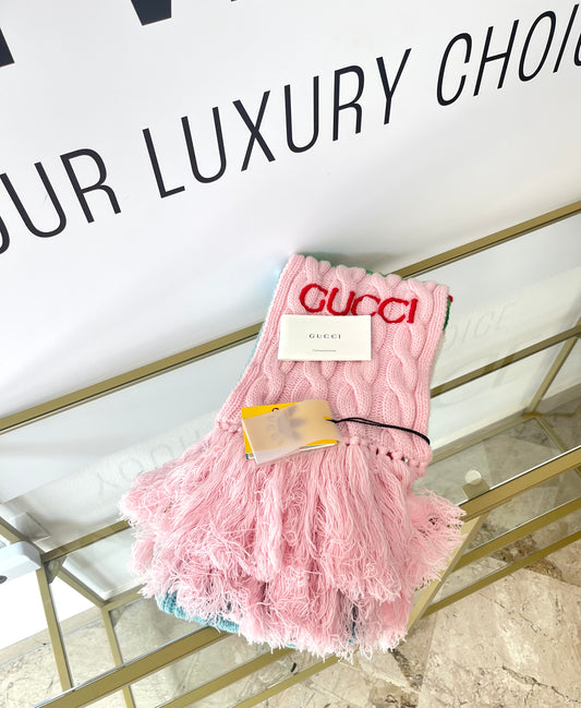 Sciarpa Gucci x Adidas in lana