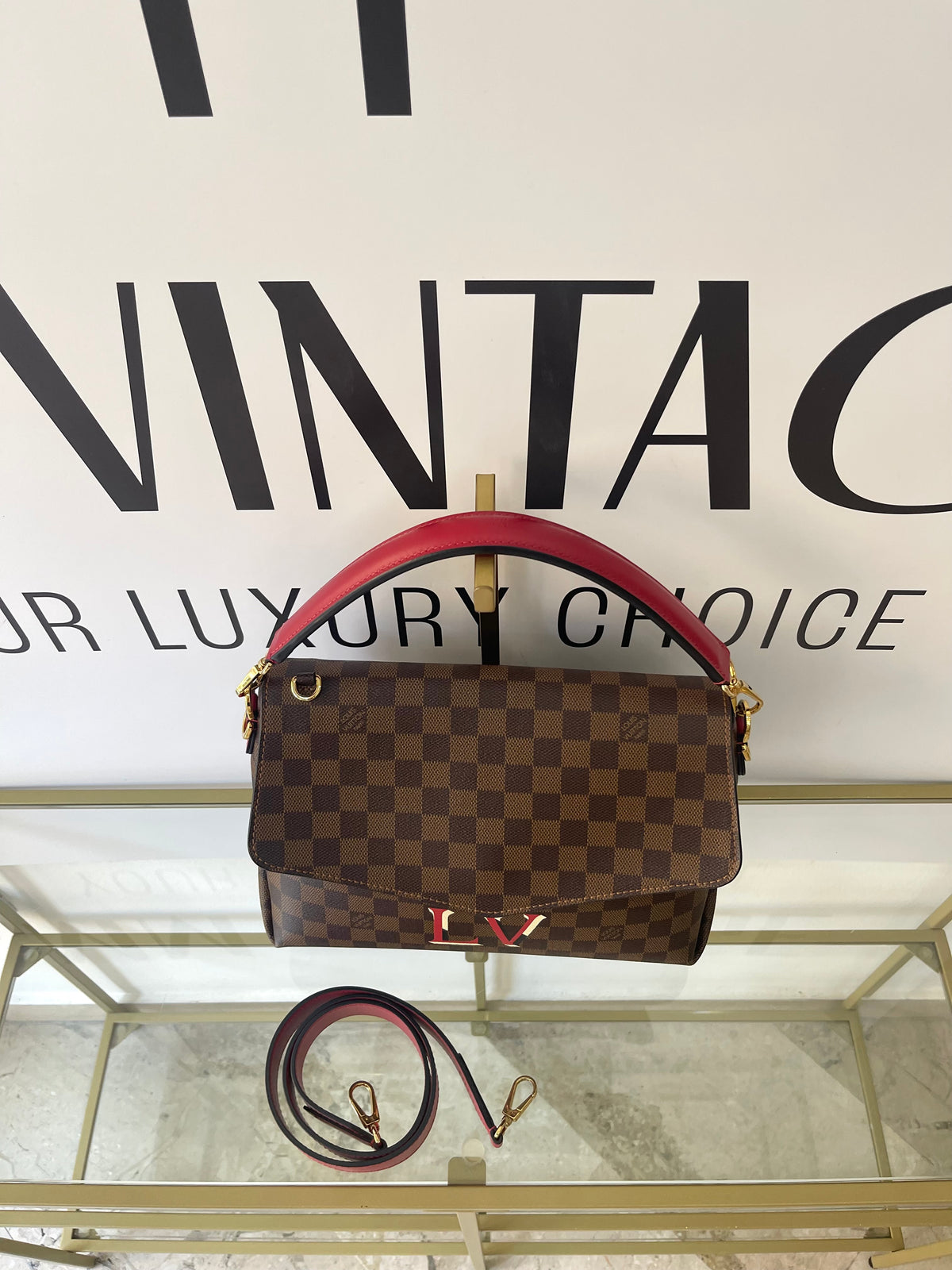 Borsa Beaubourg MM Damier Ebène Louis Vuitton