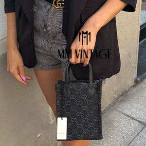 Borsa Mini Tote Ophidia GG in denim Gucci