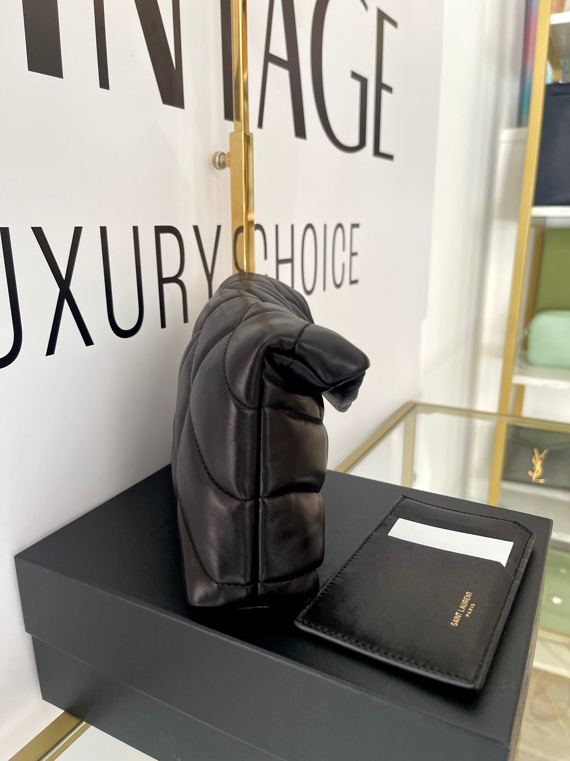 Pouch LouLou Puffer Saint Laurent