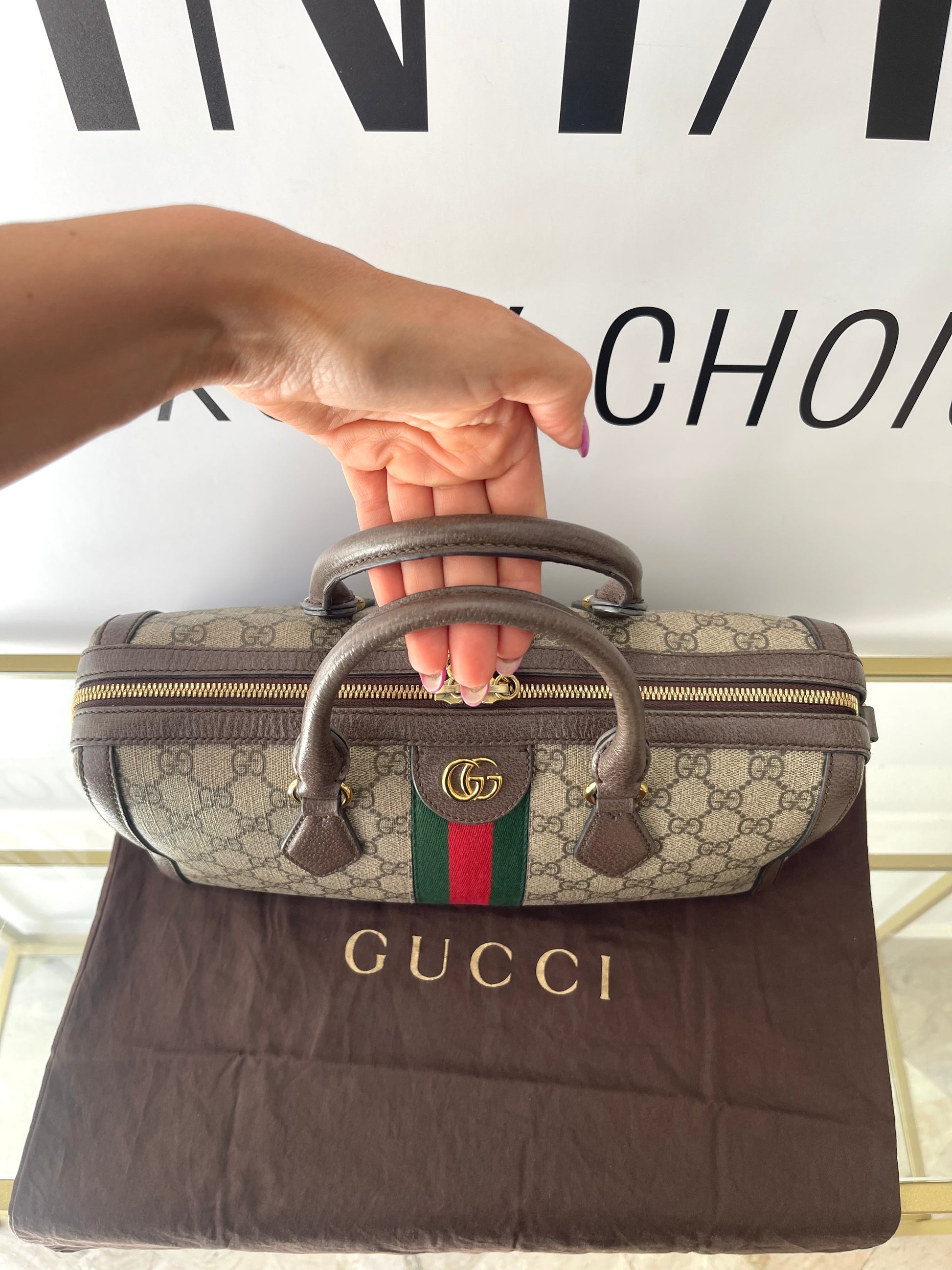 Borsa Bauletto Ophidia GG Supreme Gucci