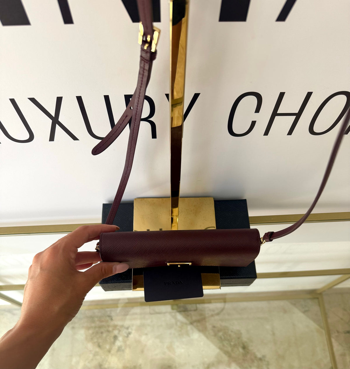 Borsa Mini In Saffiano Prada