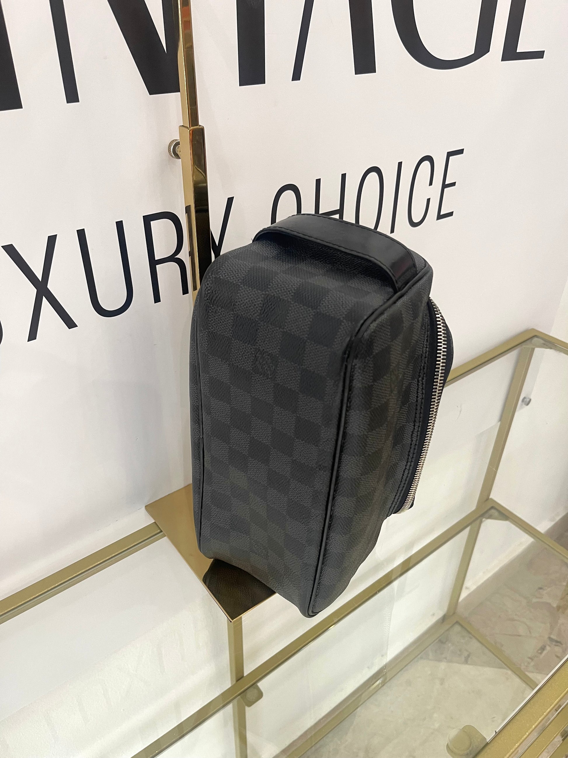 Toiletry Bag Damier Graphite Louis Vuitton