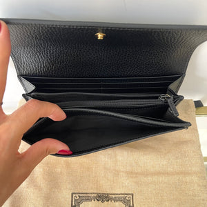 Portafoglio Continental GG Marmont Bicolore Gucci